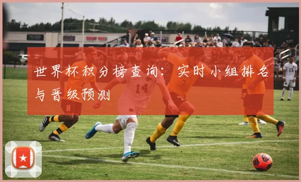 世界杯积分榜查询：实时小组排名与晋级预测